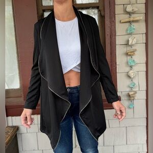 Black blazer cardigan